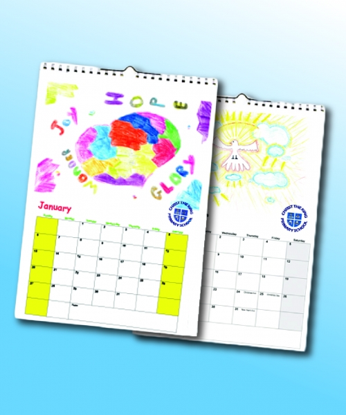 Printed A3 Wiro-Bound Wall Calendar | PA Promotions