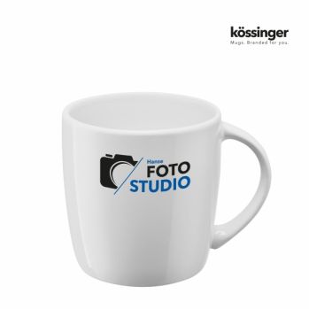 Kossinger® Ennia white moderm stoneware mug