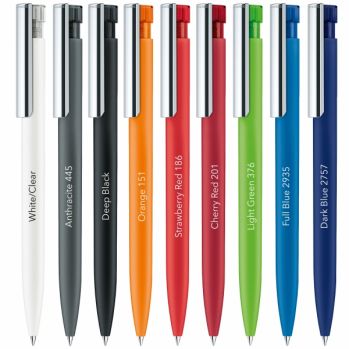 senator® Liberty Soft Touch with metal clip push ball pen