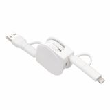 6-in-1 Charging Cable REEVES-SNAKE II white