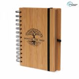 Promotional B6 Spiral Bamboo Notebook