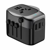 Personalised PowerPro Travel Adapter - recycled plastic 