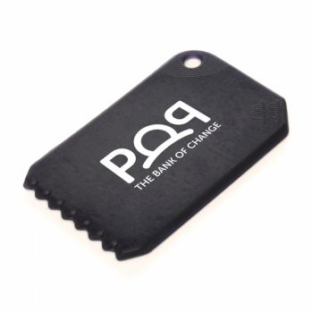 Made in Britain Recycled Business Card Ice Scraper