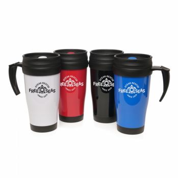 Promotional Polo Plus Recycled 400ml Travel Mug