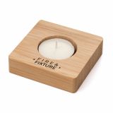 Promotional Bamboo Tealight holder (includes tealight)