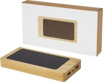 Promotional Alata 8000 mAh Bamboo Solar Power Bank