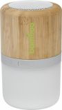 Promotional Aurea Bamboo Bluetooth Speaker with Light