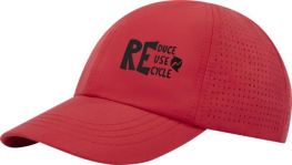 Promotional Elevate Mica 6 Panel GRS Recycled Cool Fit Cap