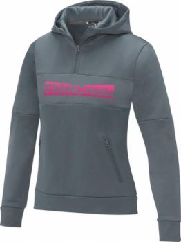 Promotional Elevate Sayan Women's Half-Zip Anorak Hooded Swe