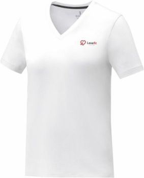 Promotional Elevate Somoto Short Sleeve Women's V-Neck T-Shi