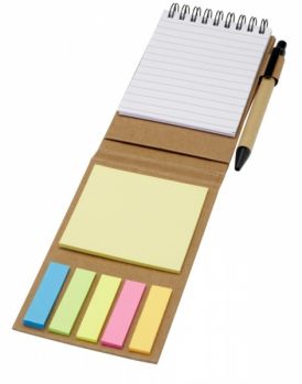 Promotional Flipper Sticky Notepad With Ballpoint Pen