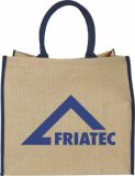 Promotional Harry Coloured Edge Jute Bag