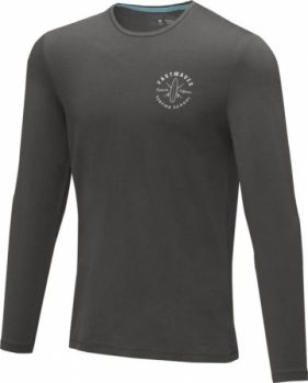 Promotional Elevate Ponoka Long Sleeve men"s GOTS Organic 