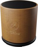 Promotional SCX Design S27 3W Wooden Ring Speaker - Wood